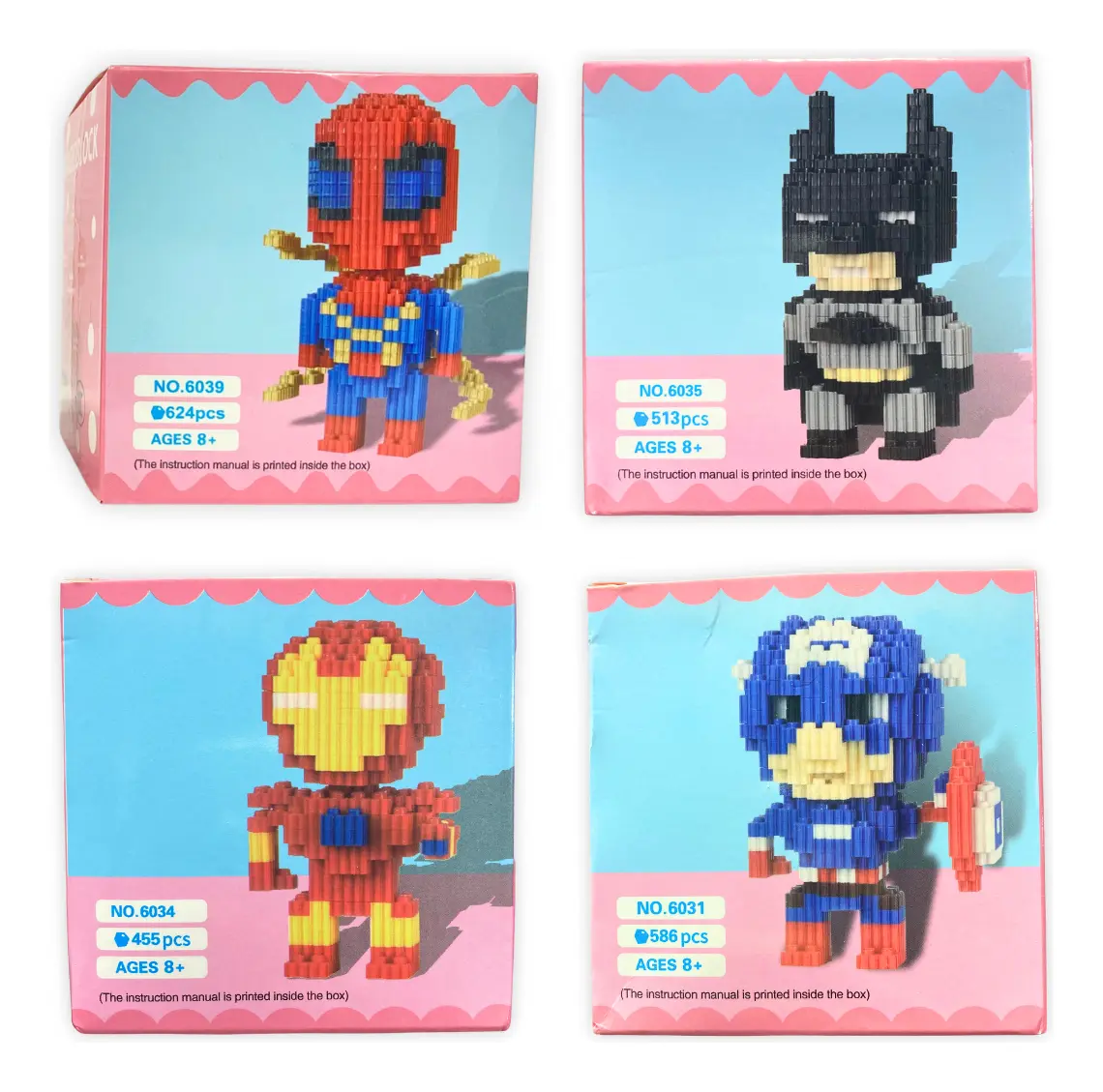 BLOQUES FIGURAS ARMABLES LEGO