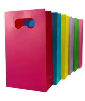Bolsa de Regalo Cotillón Papel Unicolor Asa x8