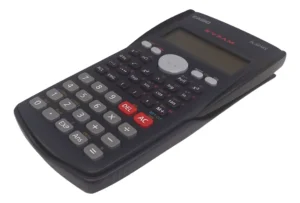 Calculadora científica Casio FX-82MS teclado vista lateral