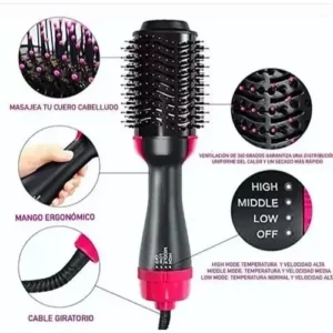 Cepillo Secador Pelo Cabello One Step Hot Air Brush Planchar VARIOS DETALLES