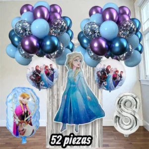 Combo Set Globo Frozen Fiesta Elsa Olaf