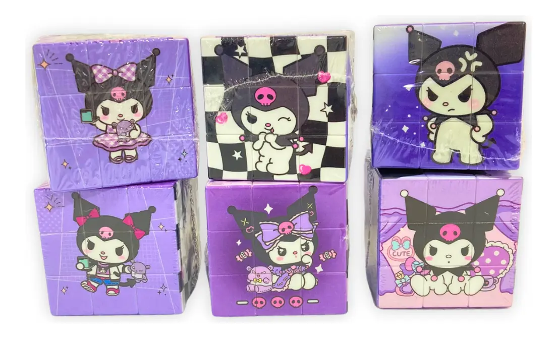 Cubo Rubik Puzle Personajes Colores Infantil Niño Niña - Imagen 4