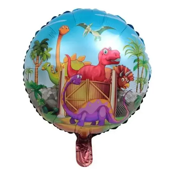 Combo Globos Dinosaurio Arreglo Fiesta Arco Orgánico - Imagen 3
