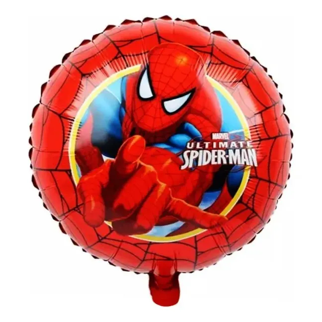 Combo Spiderman Hombre Araña Globo Héroe Fiesta - Imagen 4