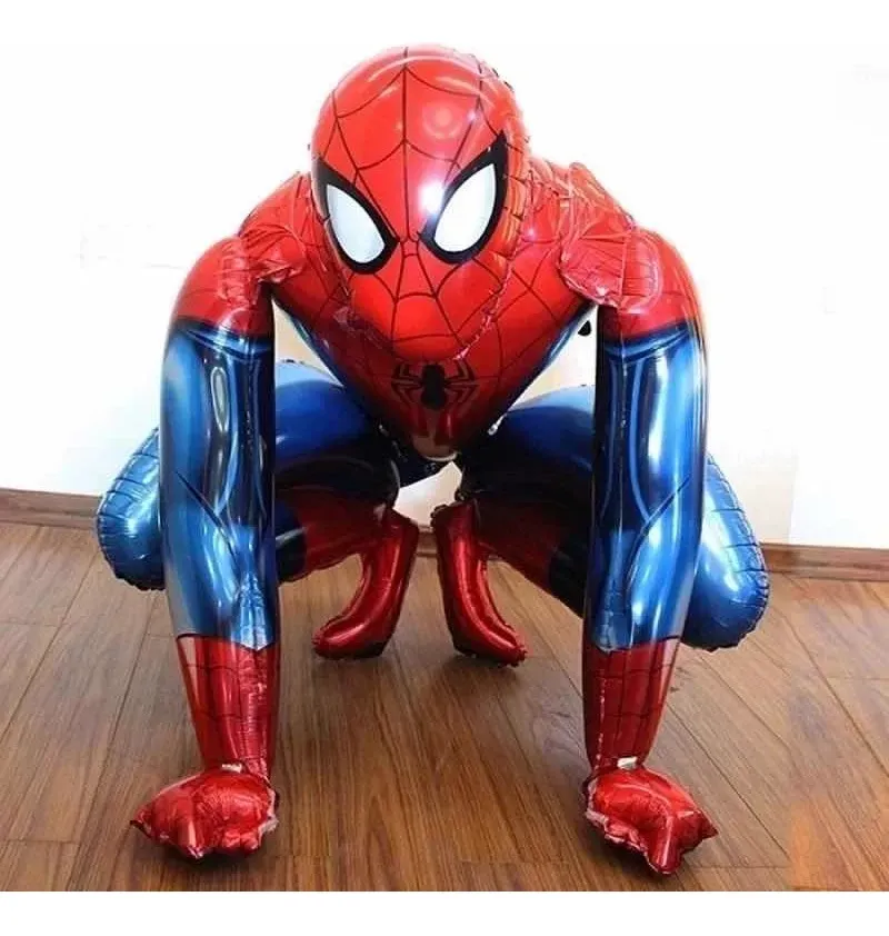 Combo Spiderman Hombre Araña Globo Héroe Fiesta - Imagen 5