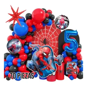 Globo Spiderman Hombre Araña Vengadores Héroes Fiesta