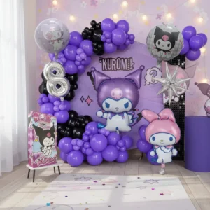 Globos Kuromi My Melody Decoración Figura Fiesta