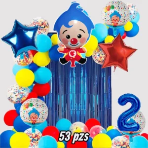 Globos Metalizado Payaso Plim Plim Fiesta Plin Plin (2)