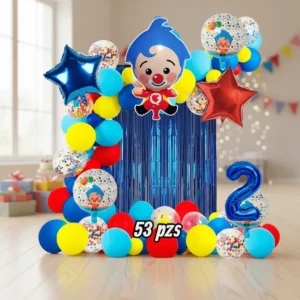 Globos Metalizado Payaso Plim Plim Fiesta Plin Plin