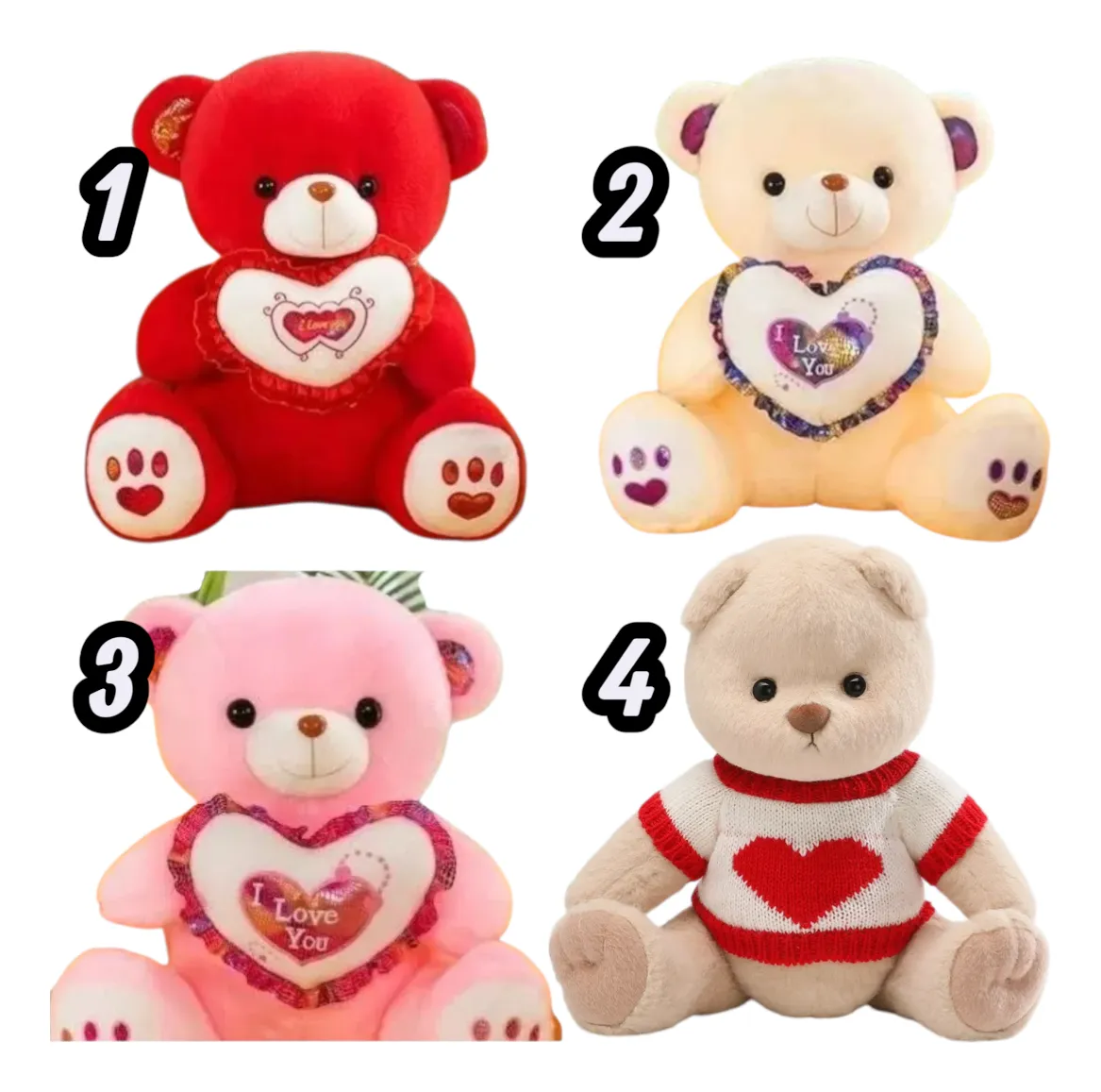 Peluche Personajes Animales Medianos Osos - Imagen 6