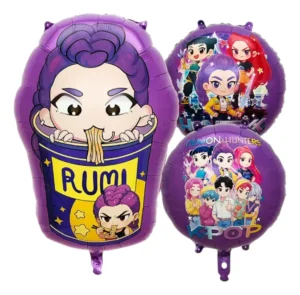 Set Globos Rumi Guerreras K-pop Hunters Fiesta K-pop Fiesta (2)