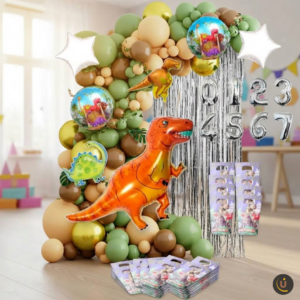 Combo Globos Dinosaurio Arreglo Fiesta Arco Orgánico
