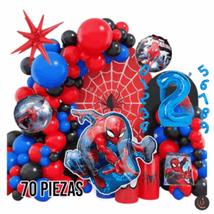 Globo Spiderman Hombre Araña Vengadores Héroes Fiesta
