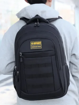 Bolso Morral Mochila Moda Juvenil Escolar TRASERO usando Bolso Morral Mochila Moda Juvenil Escolar TRASERO usando