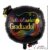 Globo Graduado Negro 20"